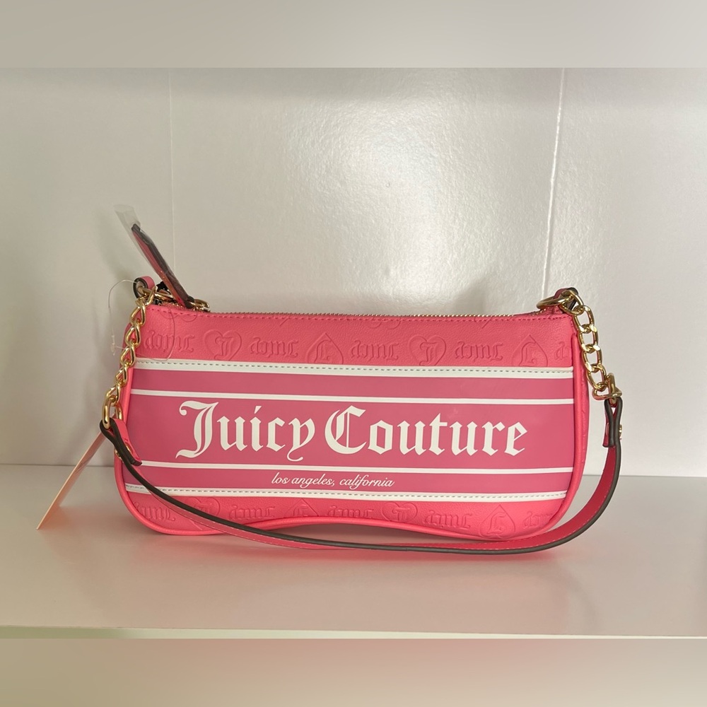 Juicy Couture Fashionista Pink Lemonade Shoulder Bag